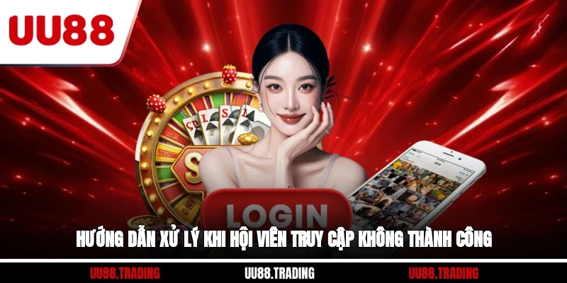 Hướng dẫn xử lý khi hội viên truy cập không thành công